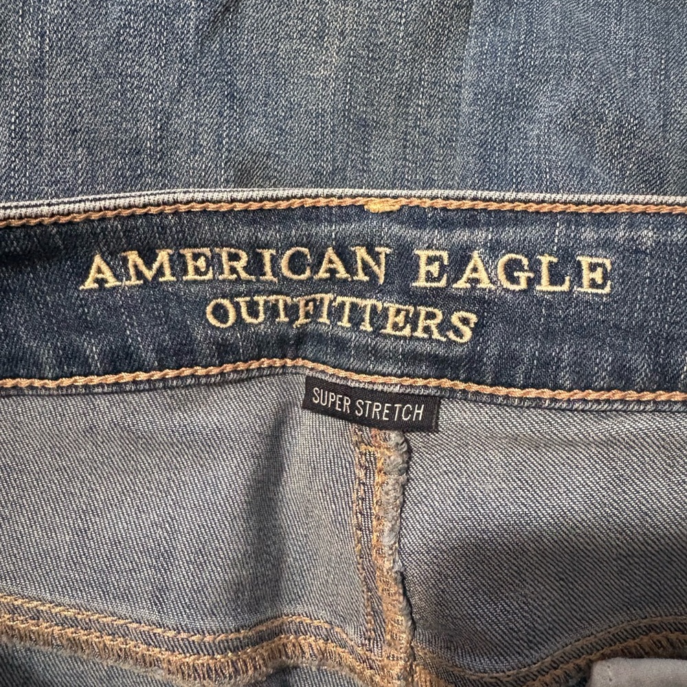 American Eagle Festival Crop Jeans Womens size 4 - Picture 3 of 4
